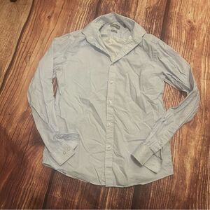 Men’s Michael Kors Blue Button Down shirt 15 34/34 Slim Fit